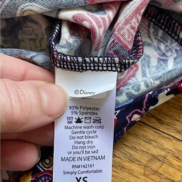 LuLaRoe Women’s XS Randy Baseball Tee Disney Villains Raglan Sleeves Loungewear - Picture 13 of 16